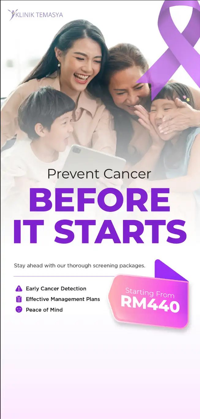 Womens health package from RM440. 