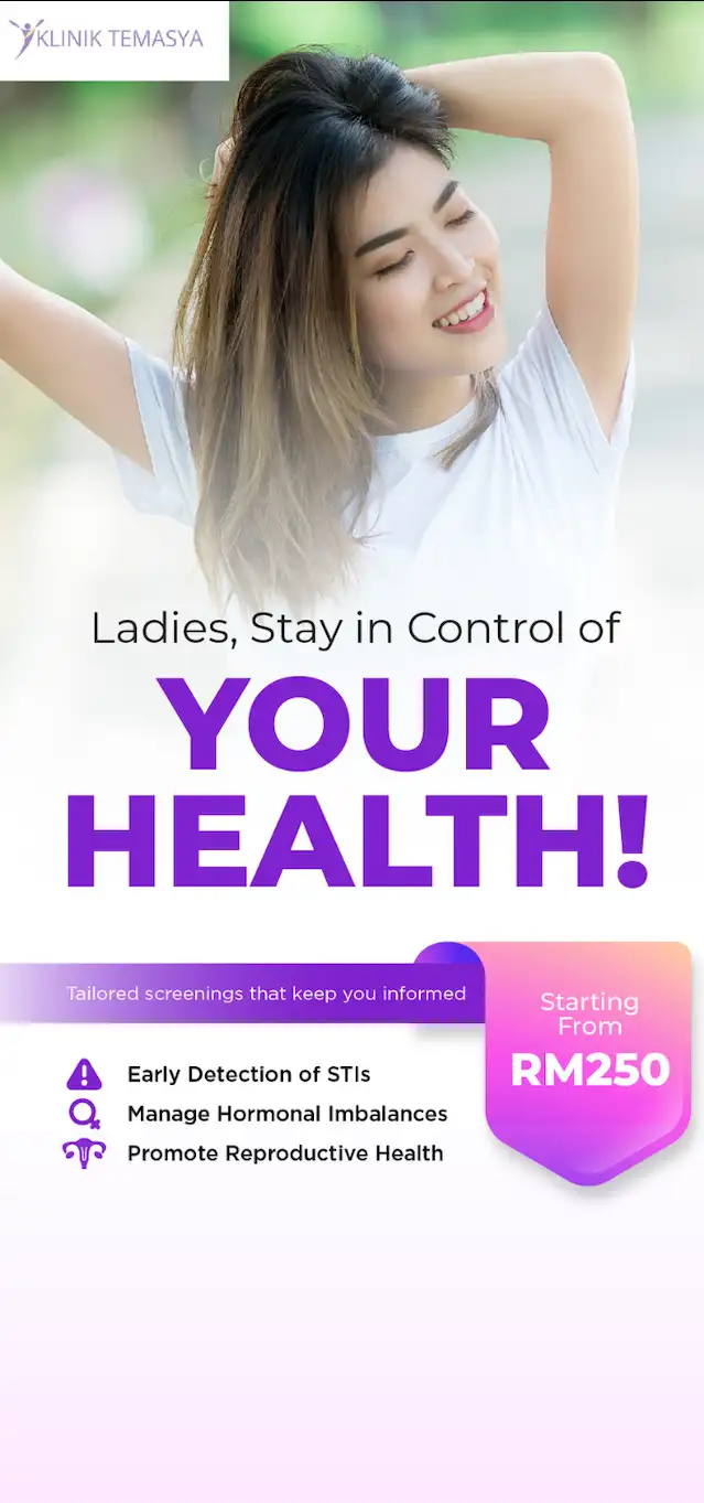 Womens health package from RM250.